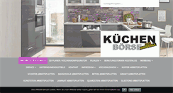 Desktop Screenshot of kuechenboerse.de