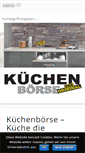 Mobile Screenshot of kuechenboerse.de
