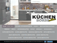 Tablet Screenshot of kuechenboerse.de